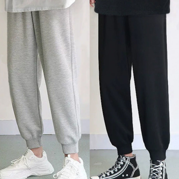 편한바지 허리밴딩 데일리 스트릿웨어 일자핏 트레이