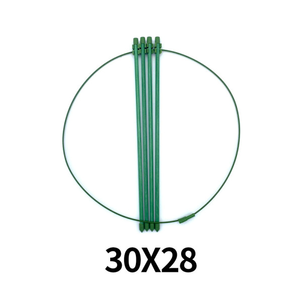원형 울타리 식물 지지대 30 x 28