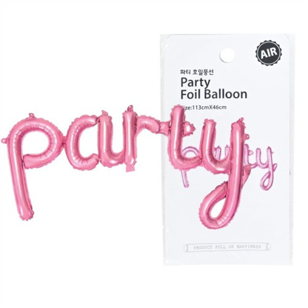 (PC) 호일풍선 party (핑크)