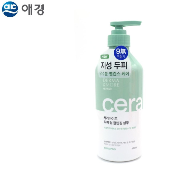더마앤모어 세라마이드 두피 딥 클렌징 샴푸 600ml 샴푸