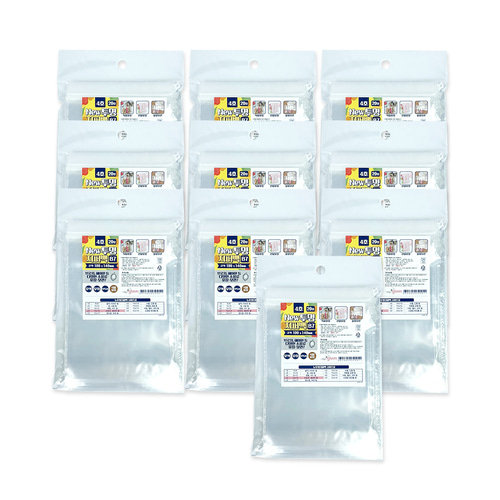 투명지퍼백 4호100x140mm 20매 10개 투명지퍼백 악세사리보관 다용도지퍼백