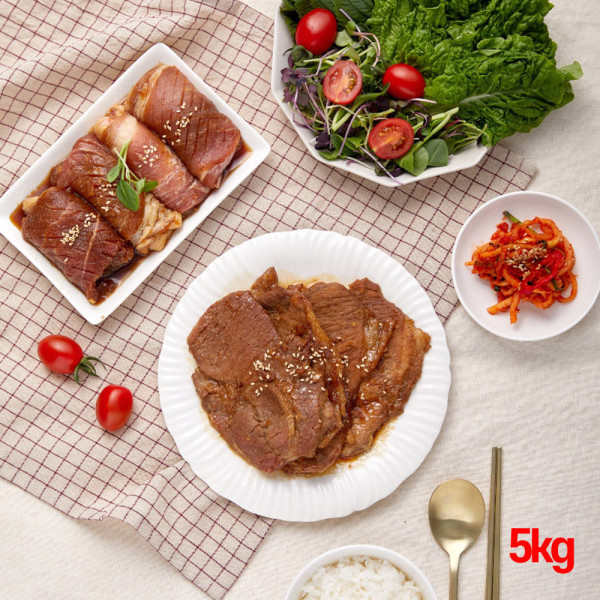 수제 돼지갈비 양념목살갈비 맛 5kg