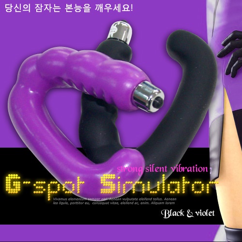 원터치 강력 후장 진동기 전립선 자극 각도조절 바이브레터 케겔 애널 시뮬레터 블랙