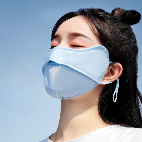 빨아쓰는 여름 골프 쿨 자외선차단 마스크
