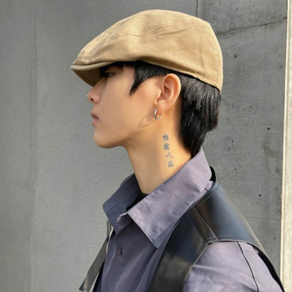 데일리 남자 베레모 빵모자 헌팅캡 중년 외출 톤다운 컬러 클래식 무드 캐주얼 착용
