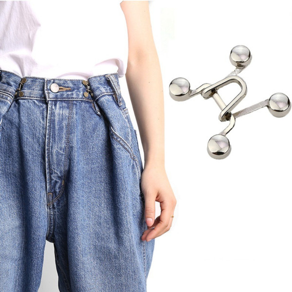 바지 허리 수선 요술 단추 후크(드라이버 미제공)