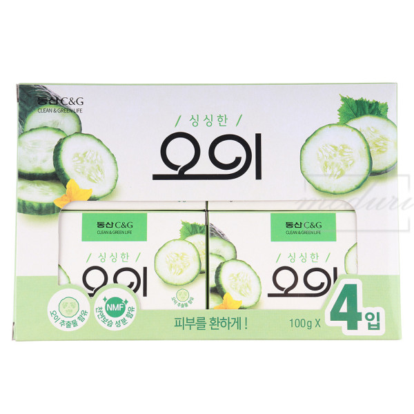 동산 싱싱한 오이비누 4입 세안비누