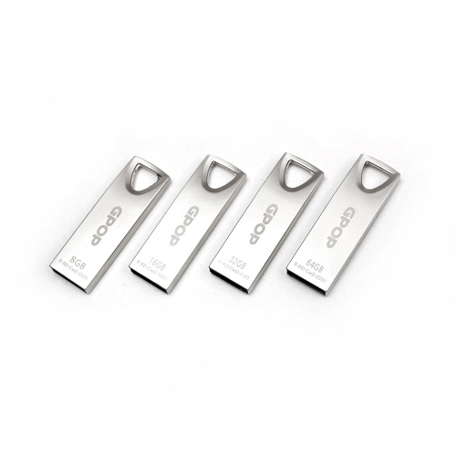 지피오피 메탈 USB 메모리 16G 샤인실버