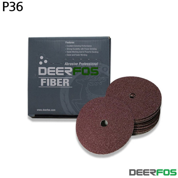 디어포스 VA113 화이바 디스크페파 100mm 30장 36방 샌더