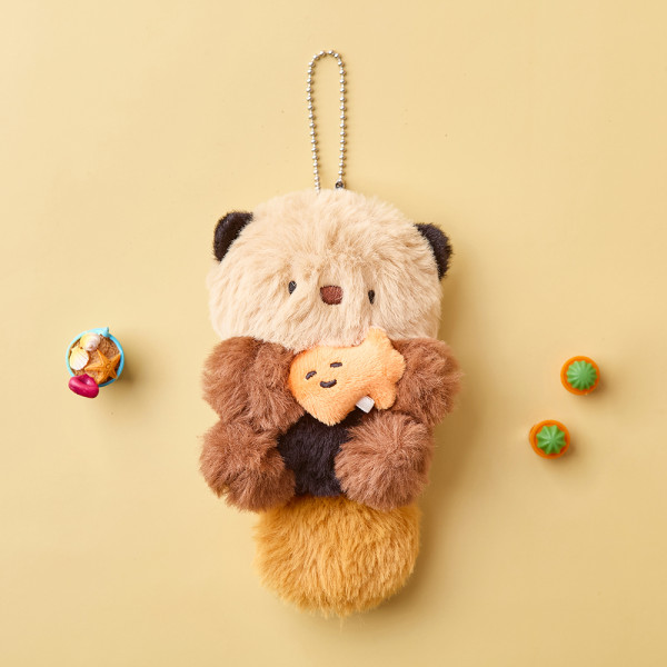 아무로키 수달이 싯팅 인형키링 12cm