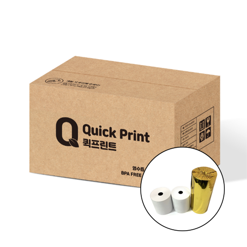 금박포장 감열지 할부약관 79mm 70m24개입12봉 1박스 박스 12개