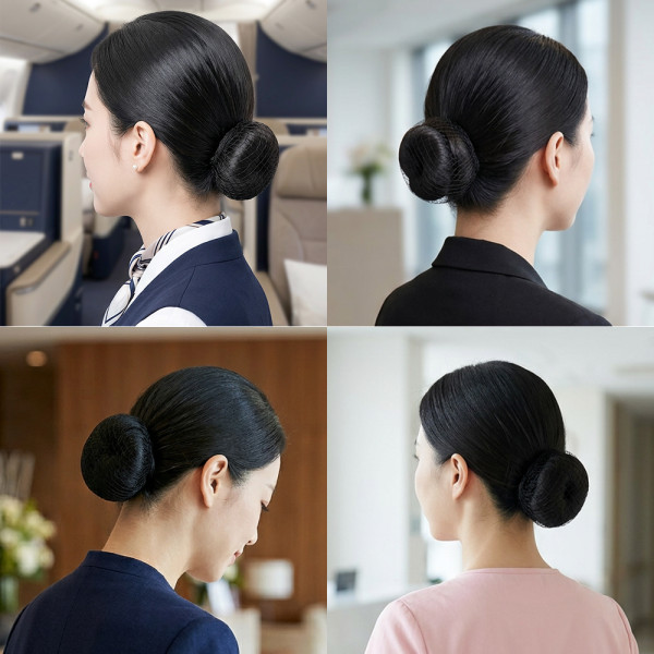 간호사 승무원 발레 머리망 올림머리망 면접 헤어망 6사이즈
