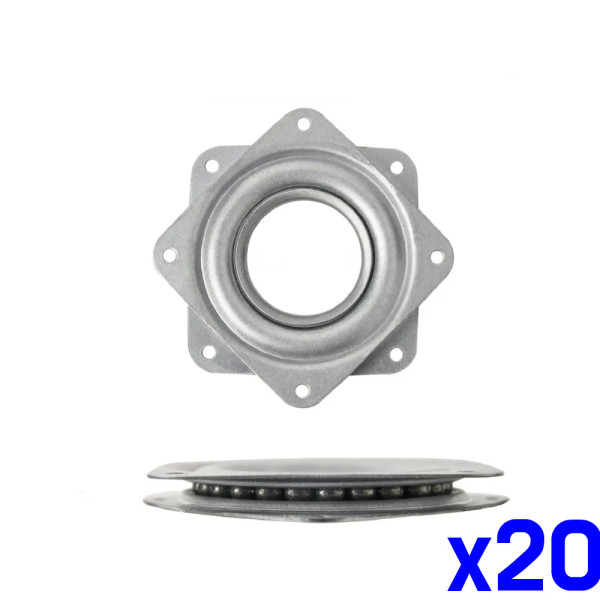 사각회전판 360도회전판 회전받침대 70mm x20개