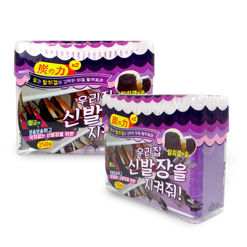 우리집 신발장을 지켜줘 탈취제신발장용 250g 탈취겔 숯 냄새제거