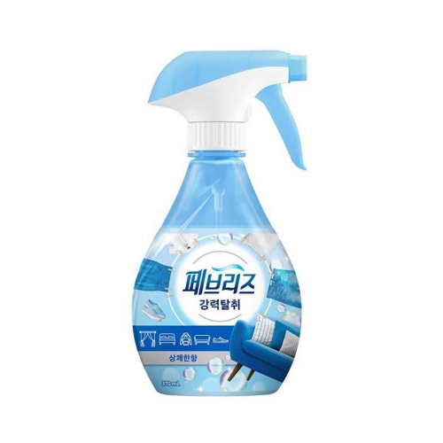 페브리즈 섬유탈취제 스프레이 상쾌한향 370ml 박스 12개