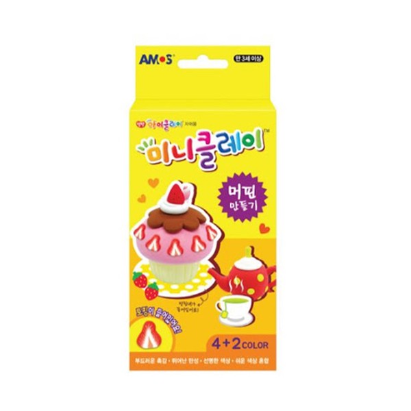 아모스 미니클레이(머핀) 7.5gx4pplus5gx2p