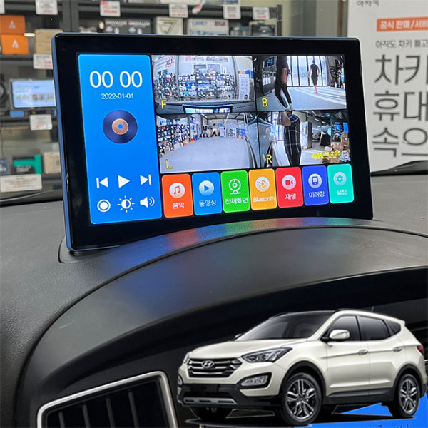 싼타페더프라임 제임스P 10.1인치 4채널블랙박스