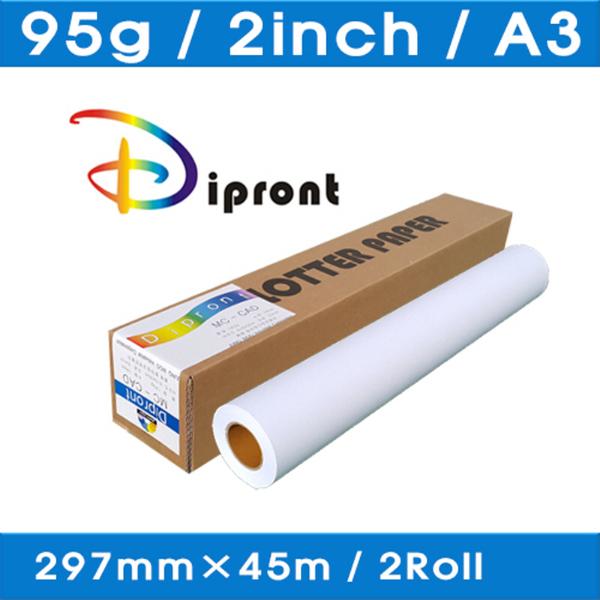 컬러 잉크젯 플로터롤지 A3 297mm X 45m 95g 2인치