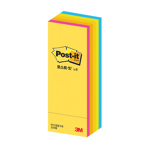 3M)포스트-잇(CU-13/형광/25x76)