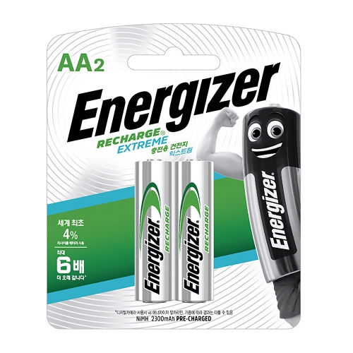 에너자이저 충전건전지 AA Ni MH 2300mAh 2개입
