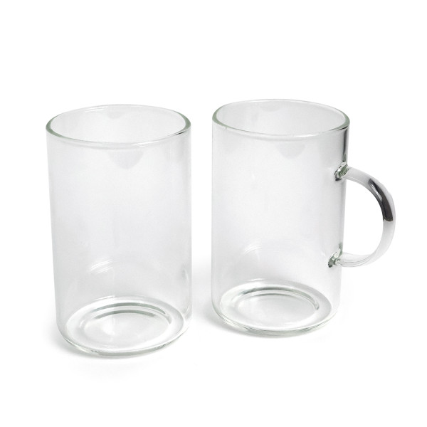 유피트 내열유리컵 500ml 2P