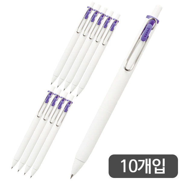 미쯔비시)유니볼one겔펜(UMN-S/0.38mm/블루)-다스(10개입)