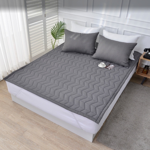 싱싱 뱀부 냉감 시어서커 침대패드 SS 110x200