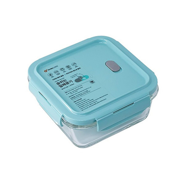 오븐락 숨쉬는 밀폐용기 정사각2호 570ml