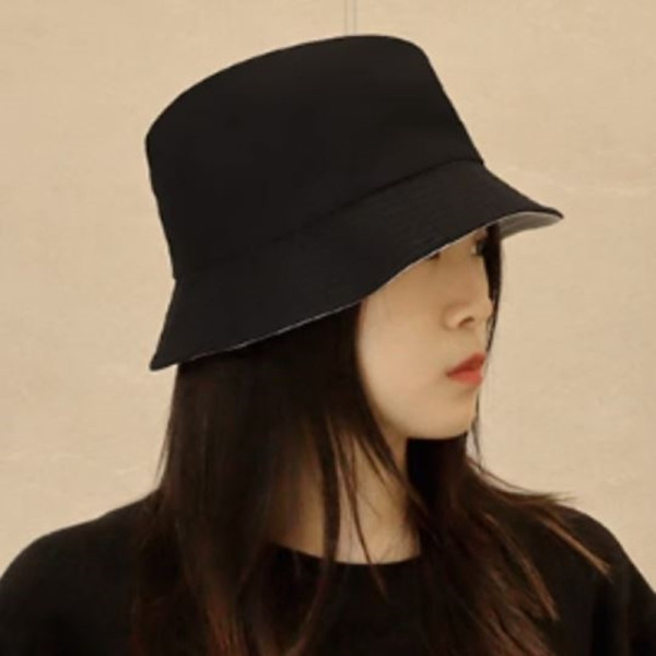 캠핑 피크닉 남녀공용 양면 벙거지 모자 버킷햇
