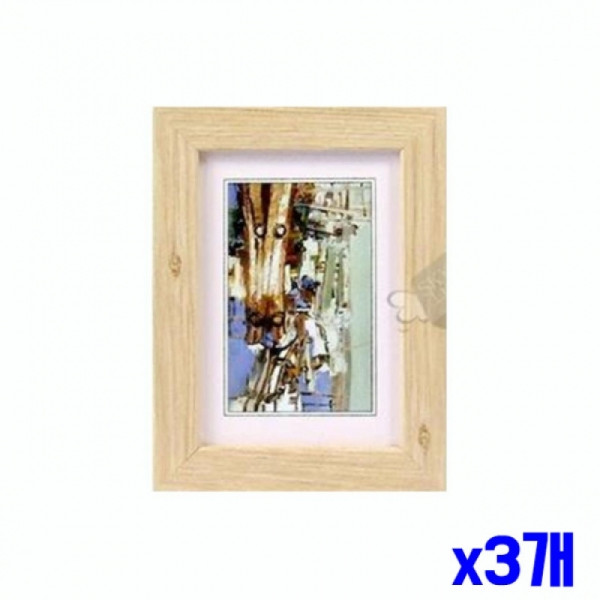 내추럴우드 원목 탁상용 액자 11.5x15cm x3개