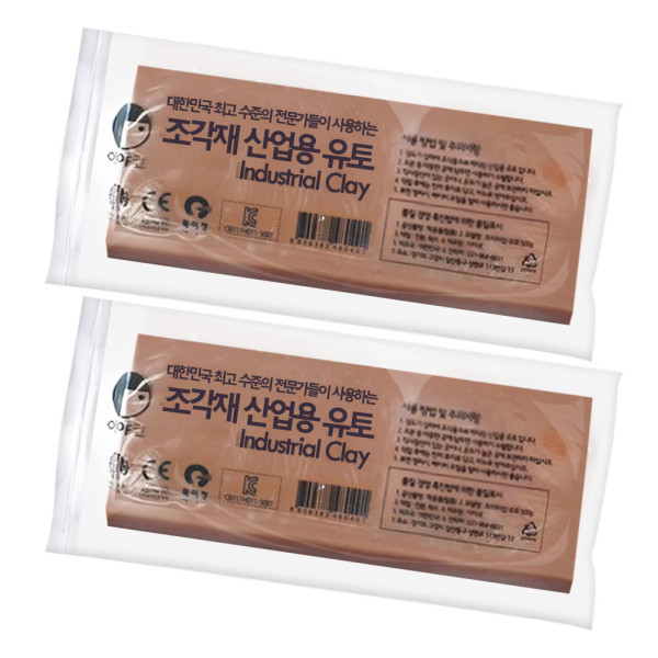 TNB 이야코 조각재 산업용 유토 500g 2개 총 1kg