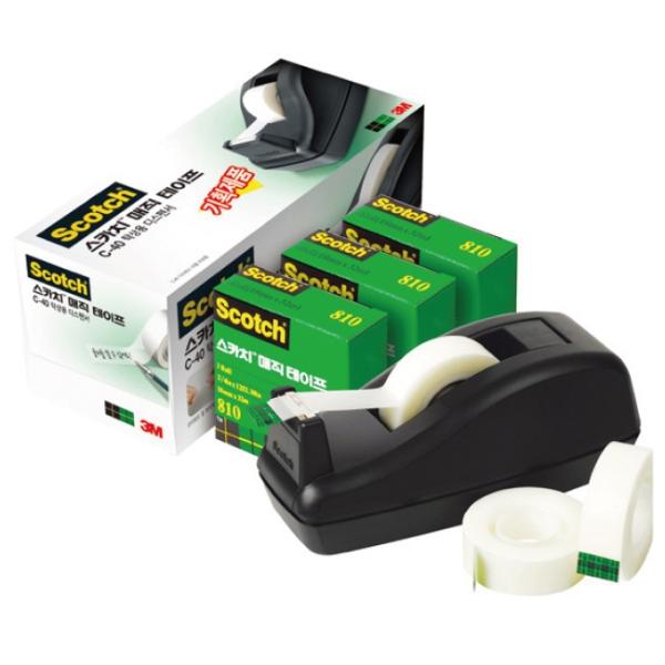 스카치 매직테이프 SM-3DEAL(18mmx32mplusC40디스펜서)