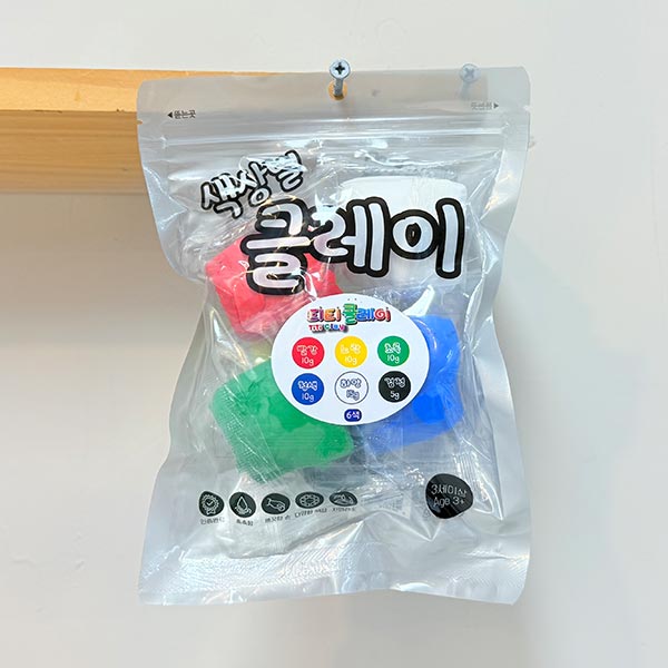 색상별 티티클레이 6색 60g
